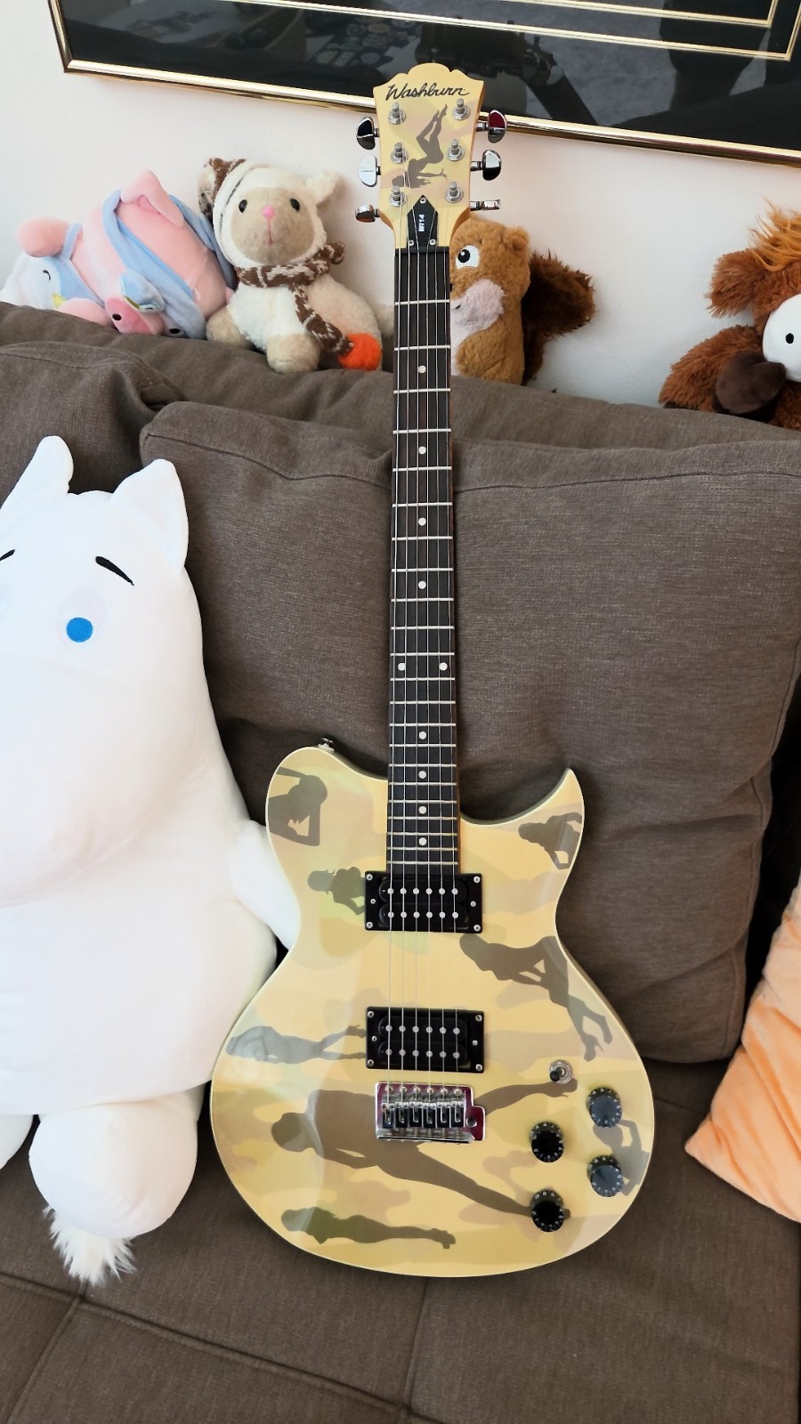 Washburn WI14 Camo Lady Solid Body Electric Guitar