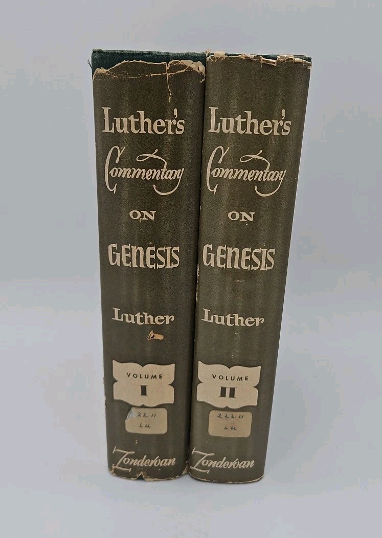 Luther\'s Commentary on Genesis Vol. 1 & 2 by Martin Luther Translated By Mueller