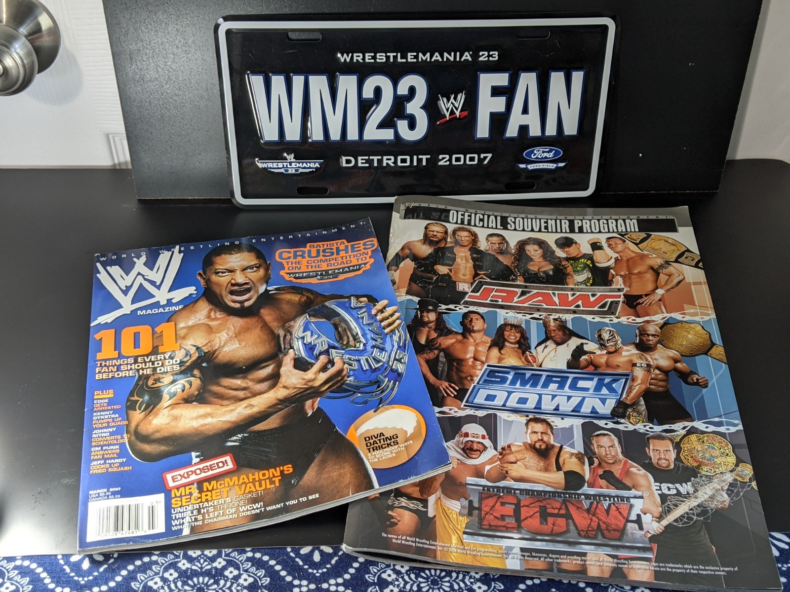 WWE WrestleMania 23 Detroit 2007 Full Weekend Attendee Collection