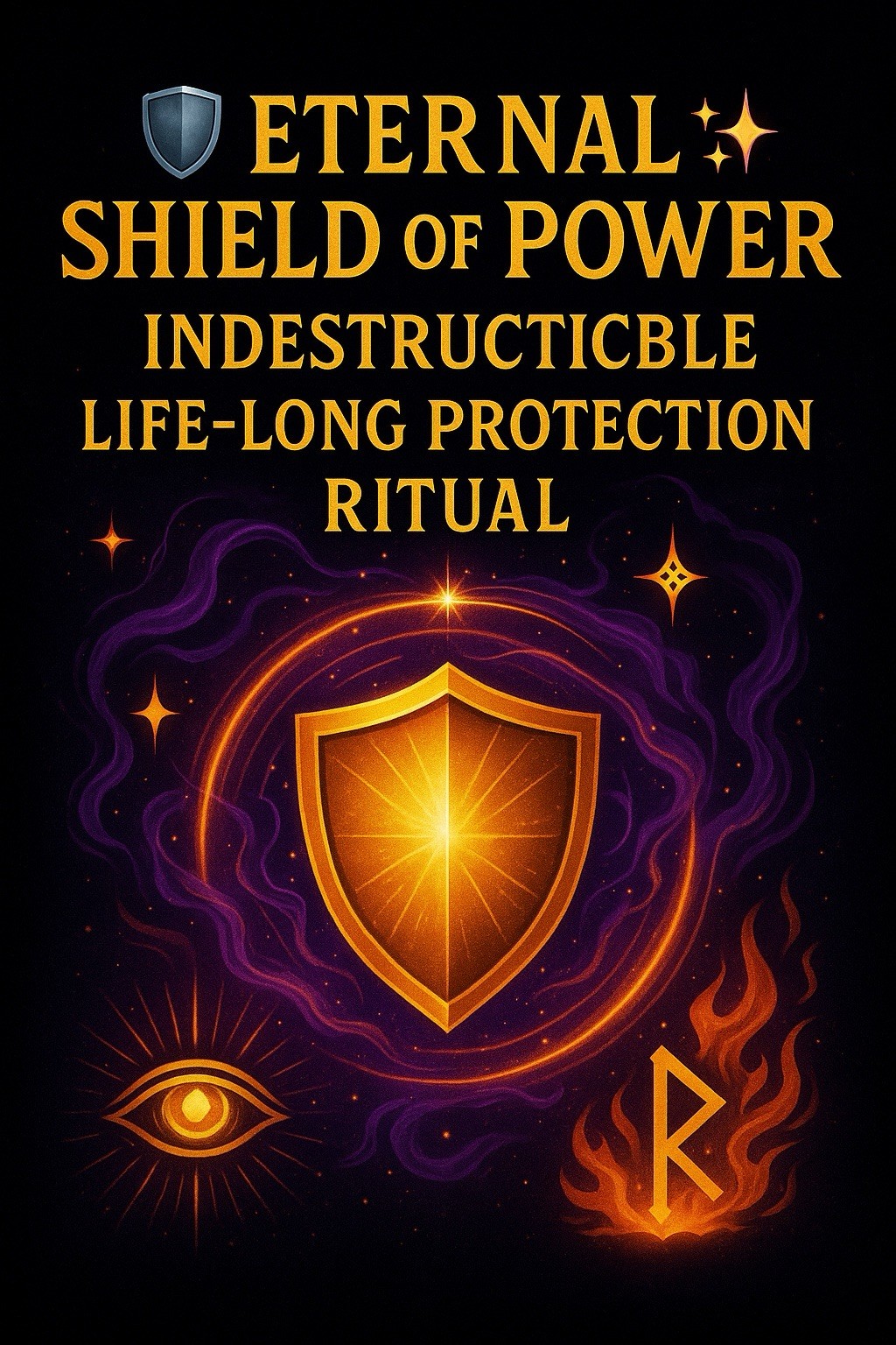 🛡️ Eternal Shield of Power: Indestructible Life-Long Protection Ritual 🔮✨