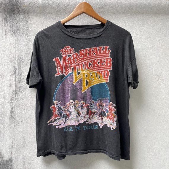 RARE Vintage 1979 The Marshall Tucker Band T-Shirt Southern Rock PA3723