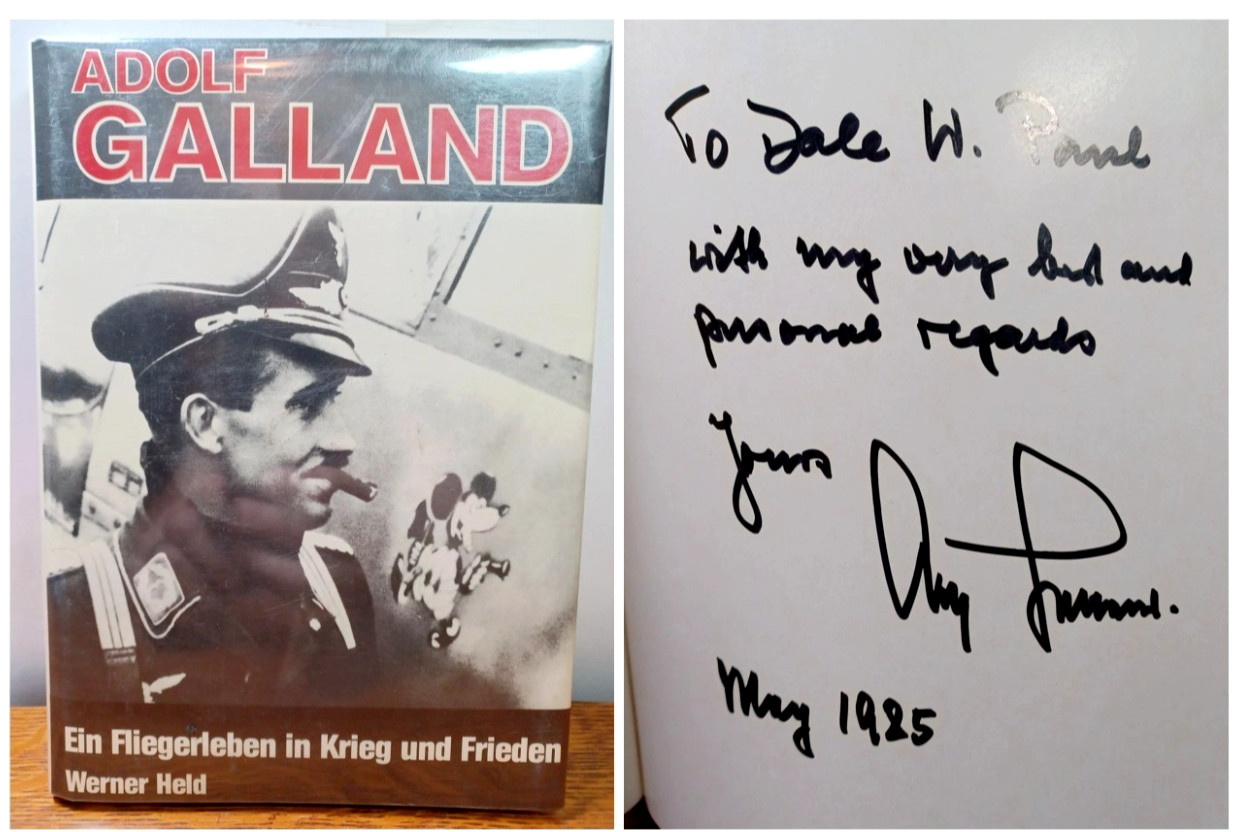 Signed By Adolf Galland \