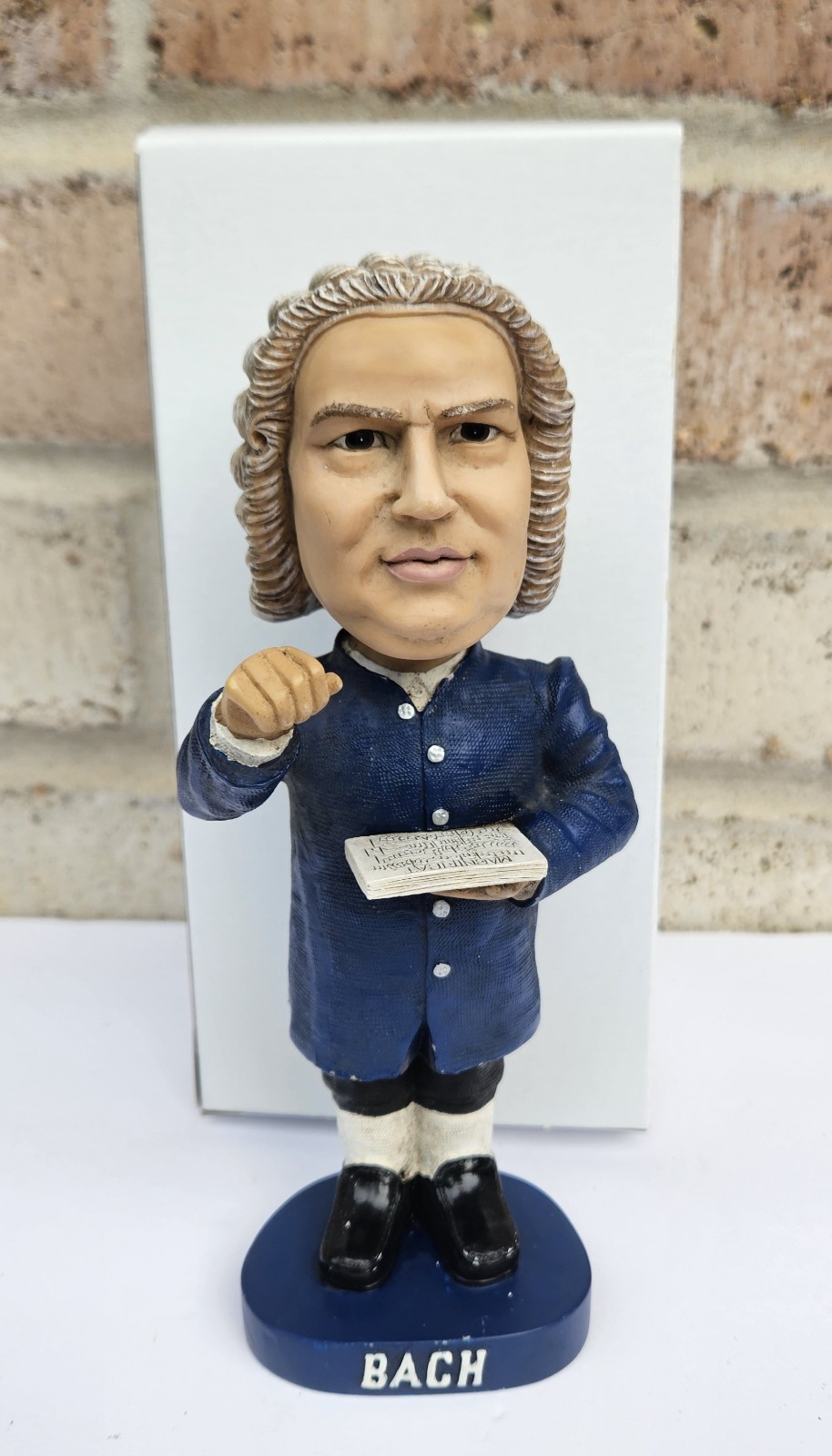 RARE Johann Sebastian Bach AGP Bobblehead Classical Music Composer #'d To 1000