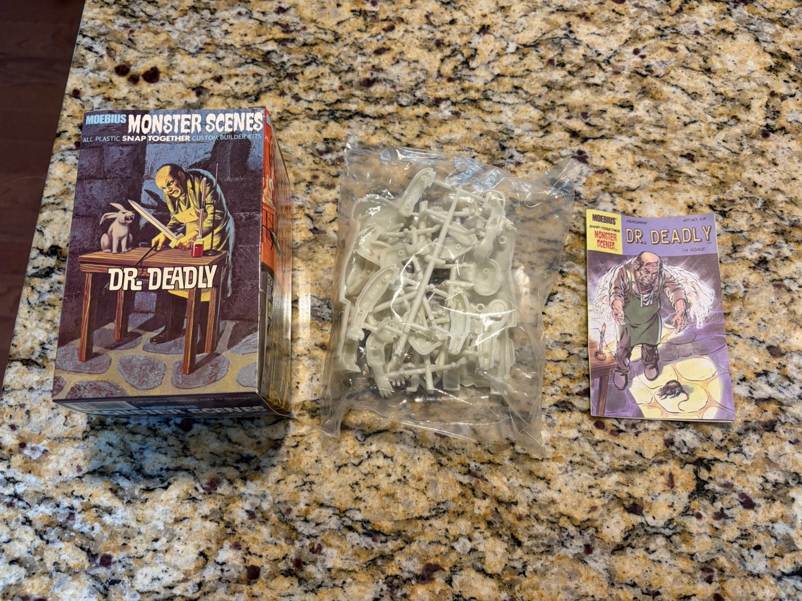 Moebius Monster Scenes “Dr. Deadly”  Kit # 631 SEALED BAG BRAND NEW