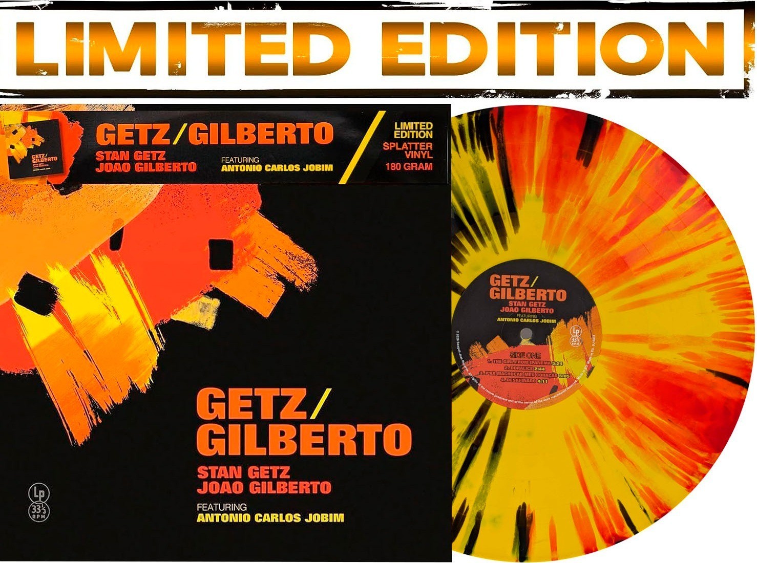 João Gilberto, Stan Getz, Antonio Carlos Jobim – Getz/Gilberto LP Vinyl Record