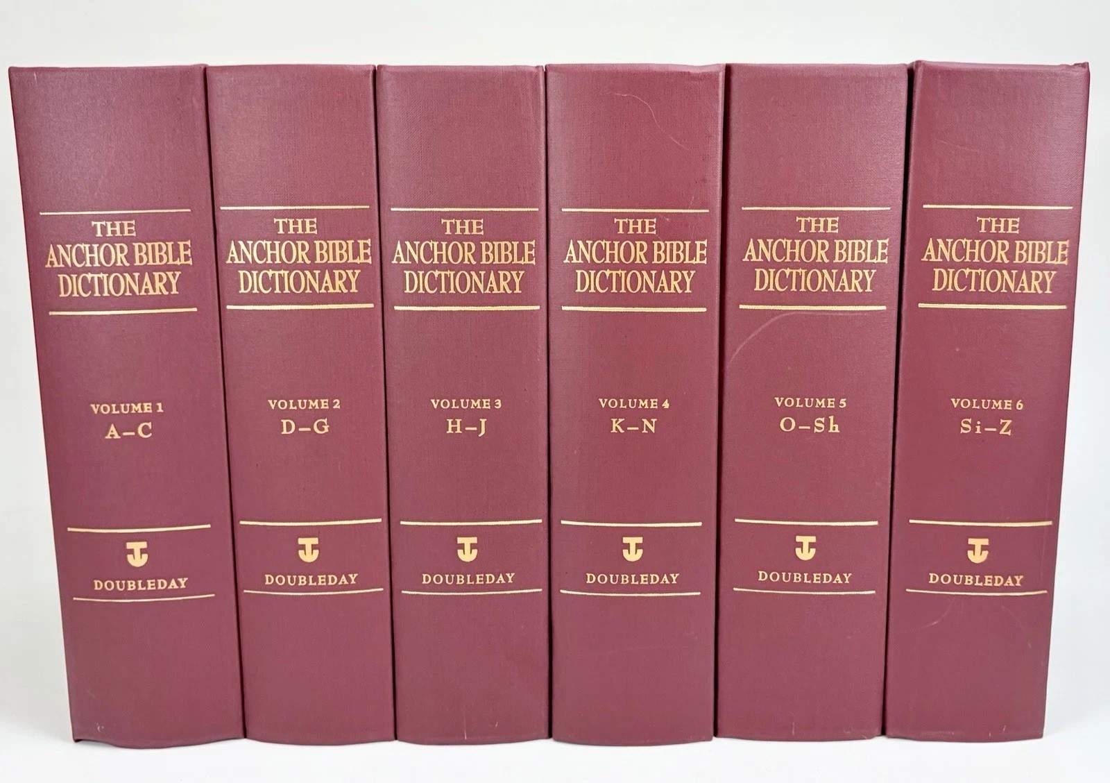 The Anchor Bible Dictionary, Doubleday, 6 Volumes, Full Set, David Noel Freedman The Anchor Bible Dictionary, Doubleday, 6 Volumes, Full Set, David Noel Freedman