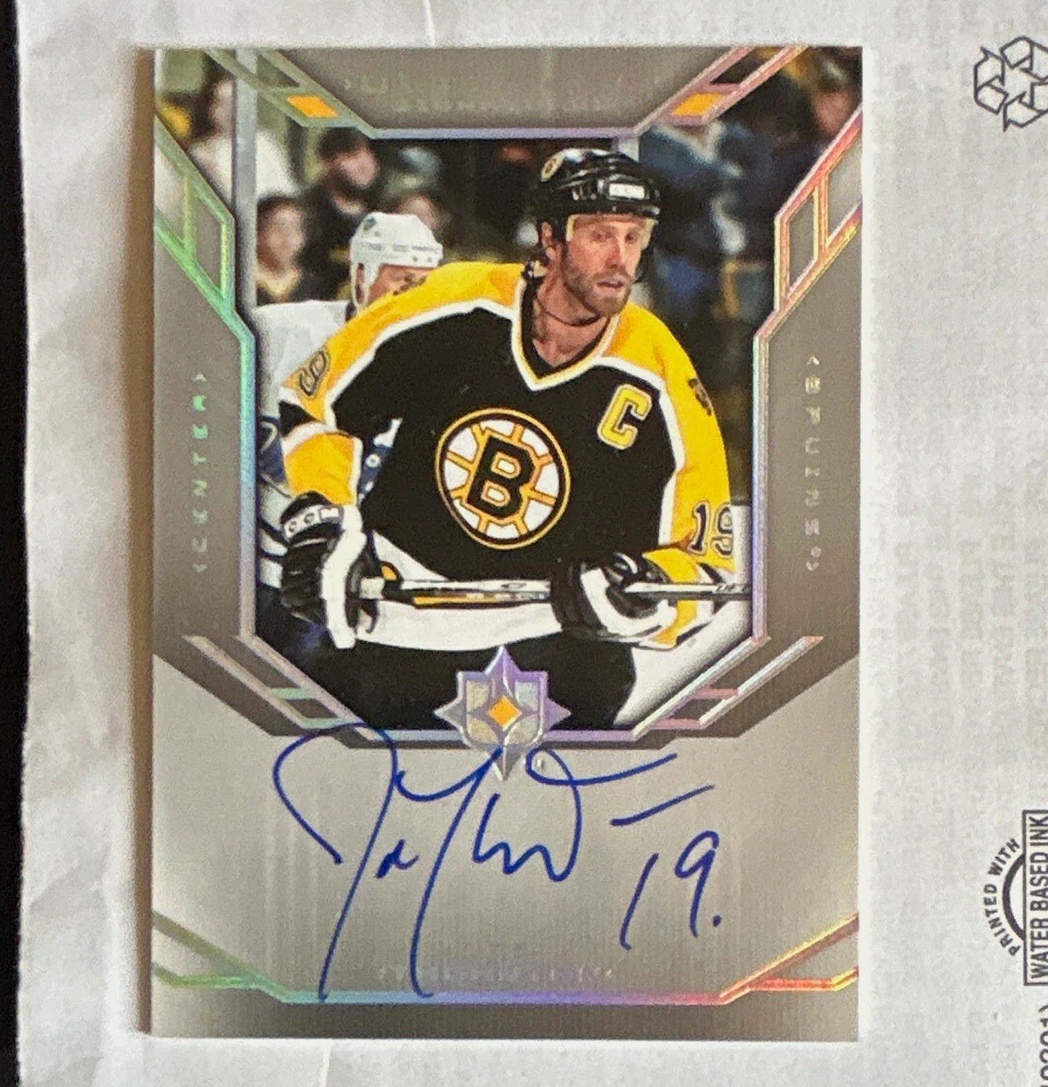 Upper Deck Ultimate Signatures Joe Thornton Auto #US-JT Bruins Upper Deck Ultimate Signatures Joe Thornton Auto #US-JT Bruins