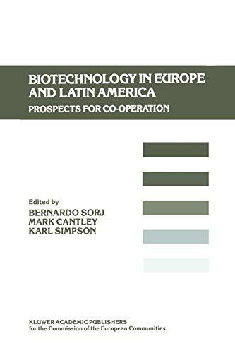 Biotechnology in Europe and Latin America : Prospects for Co-operation         