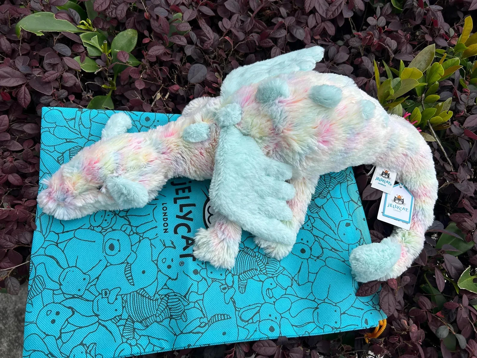 Jellycat Lazuila Dragon Large (50cm) - New & Authentic