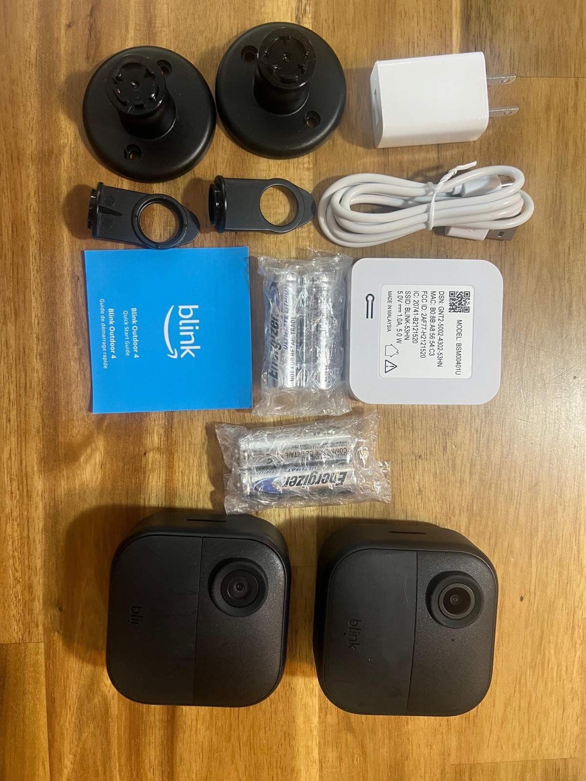 Blink Outdoor 4/2-Camera System +Sync Module 2- HD 1080p, Alexa, Wireless,