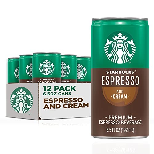 Starbucks Doubleshot, Espresso + Cream, 6.5 Fluid Ounce, Pack of 12 12 count Starbucks Doubleshot, Espresso + Cream, 6.5 Fluid Ounce, Pack of 12 12 count