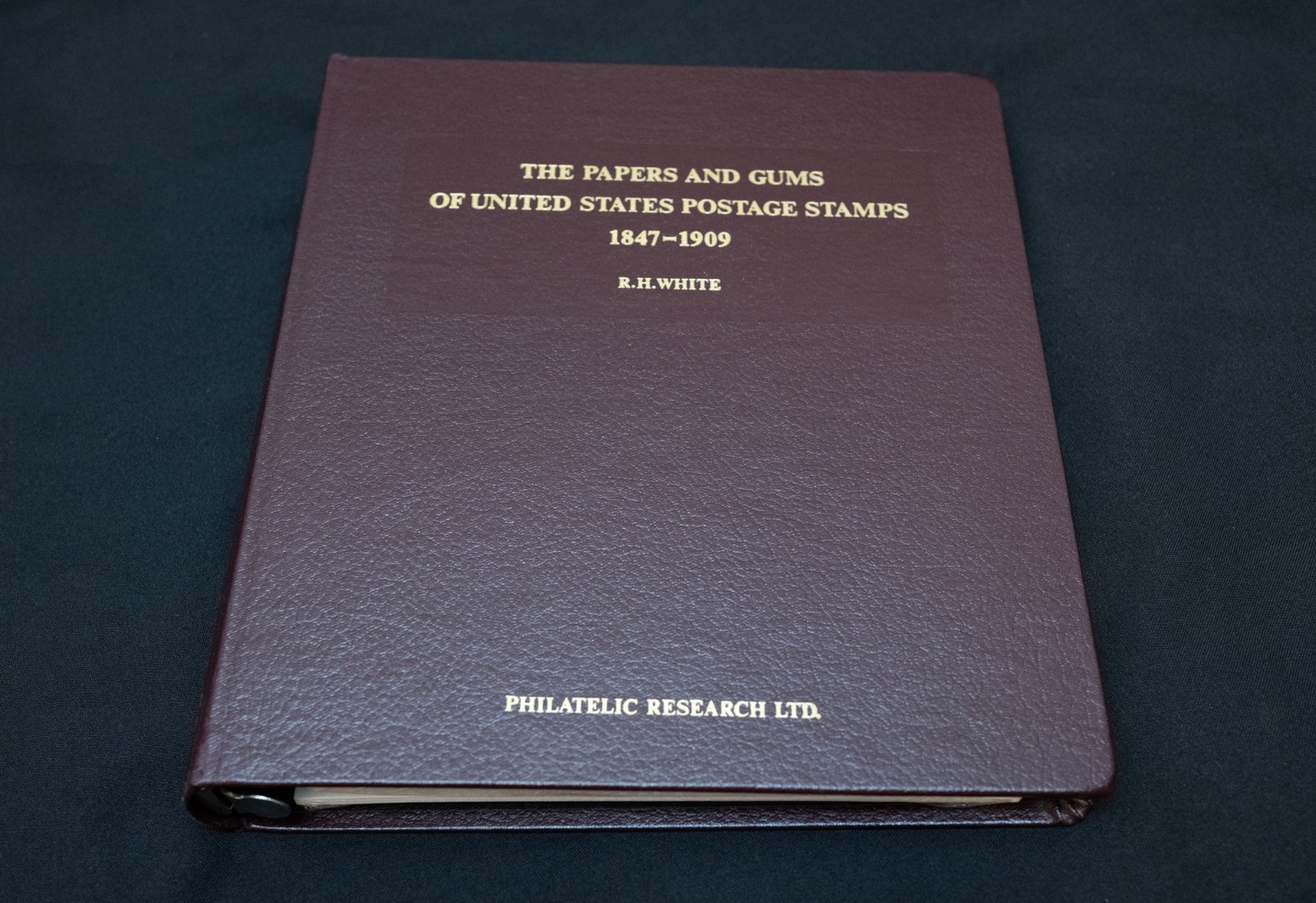 “The Papers and Gums of United States Postage Stamps, 1847-1909” by R.H. White