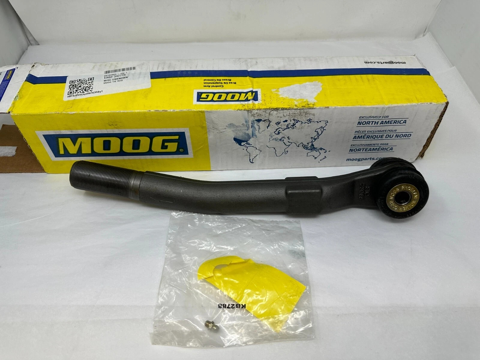 NEW MOOG  Steering Tie Rod End ES80755, F-250, F-350 Fast 