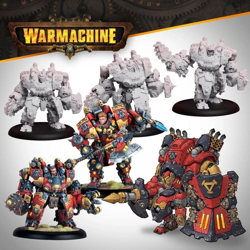 Warmachine - Khador Annihilators - Command Cadre - Brand New