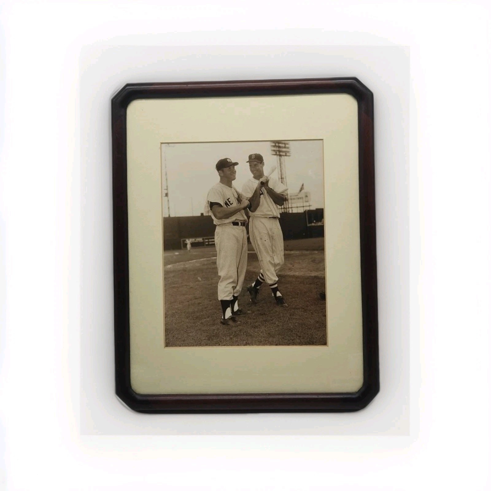 Vintage Mickey Mantle & Ted Williams Framed..                    W3