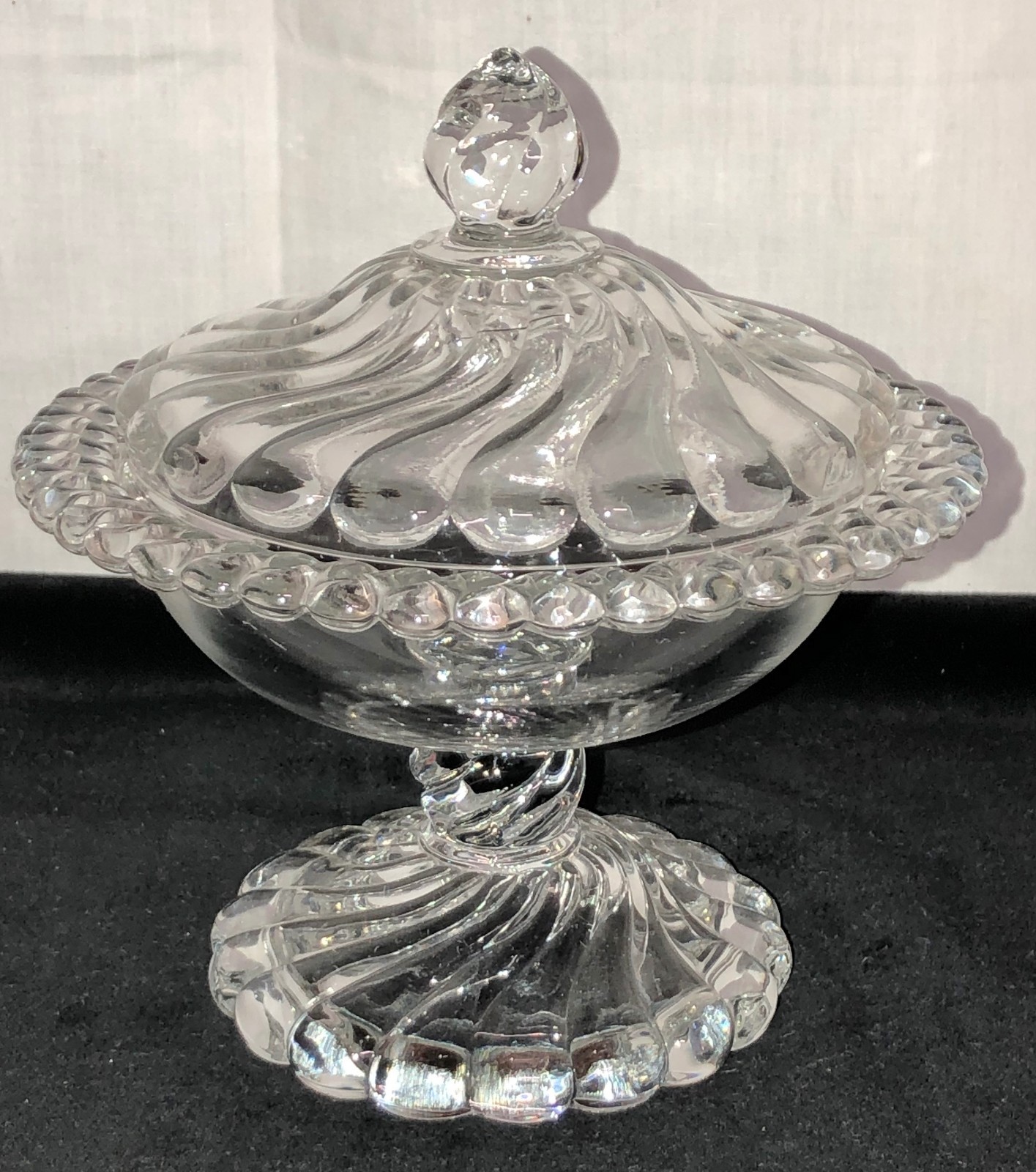 RARE* Fostoria COLONY *CRYSTAL * 6 1/2\
