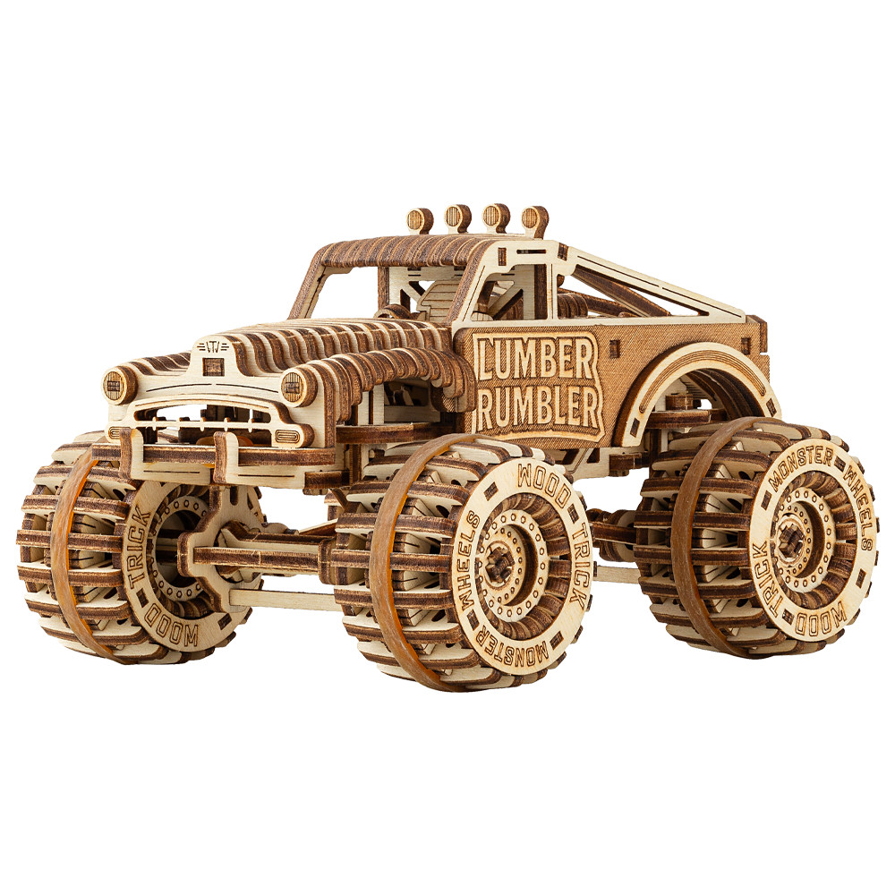 Wood Trick Lumber Rumbler Car Wooden 3d Mechanical Model Kit Puzzle Toy Gift Wood Trick Lumber Rumbler Car Wooden 3d Mechanical Model Kit Puzzle Toy Gift