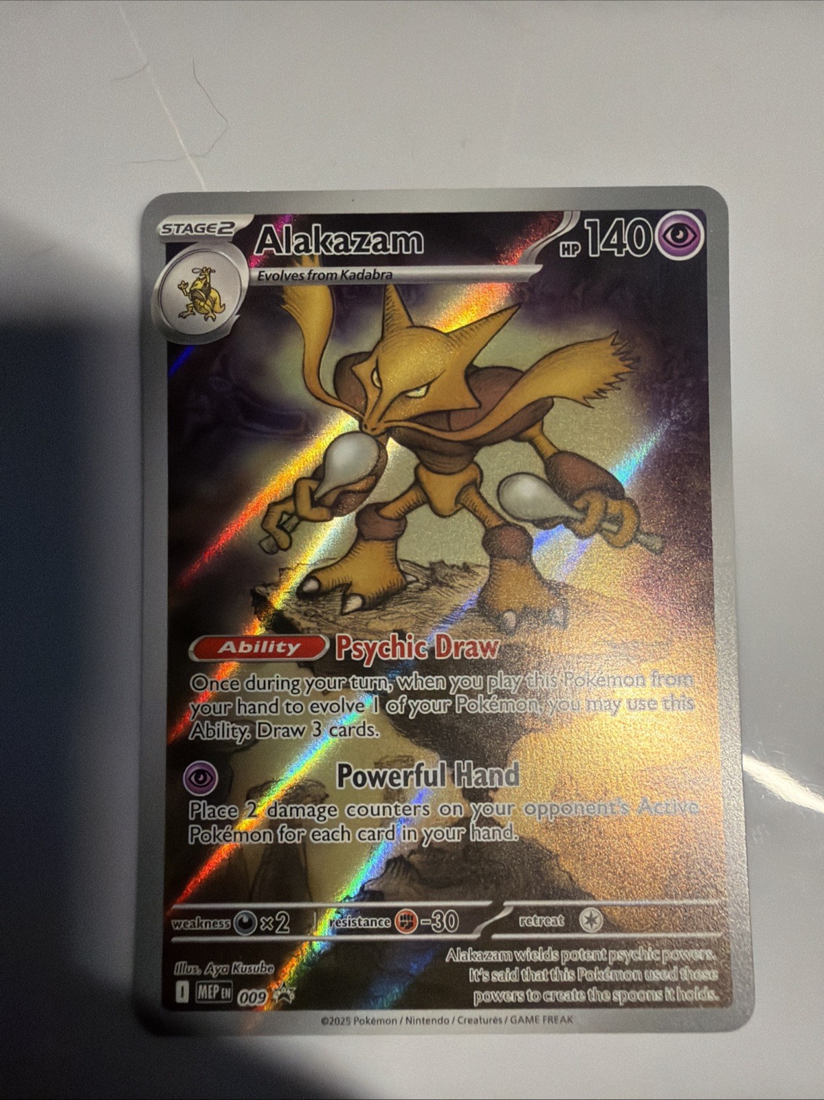 Alakazam 009 Me: Mega Evolution Promo Holo