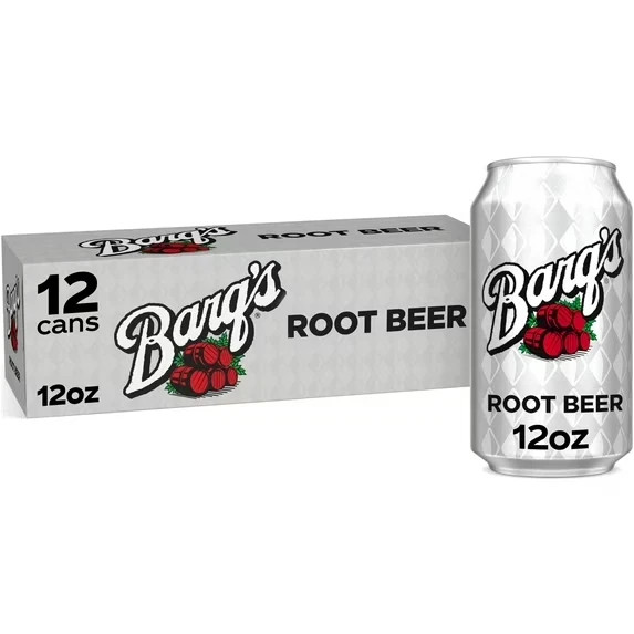 Barq's Root Beer Soda Pop Fridge Pack Cans, 12 fl oz, 12 Pack 