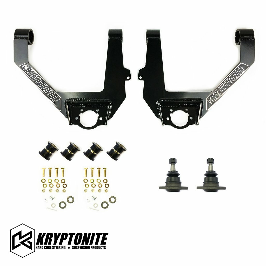 Kryptonite Upper Control Arm Kit For 2007-2018 Chevy/GMC 6 Lug Half Ton Trucks