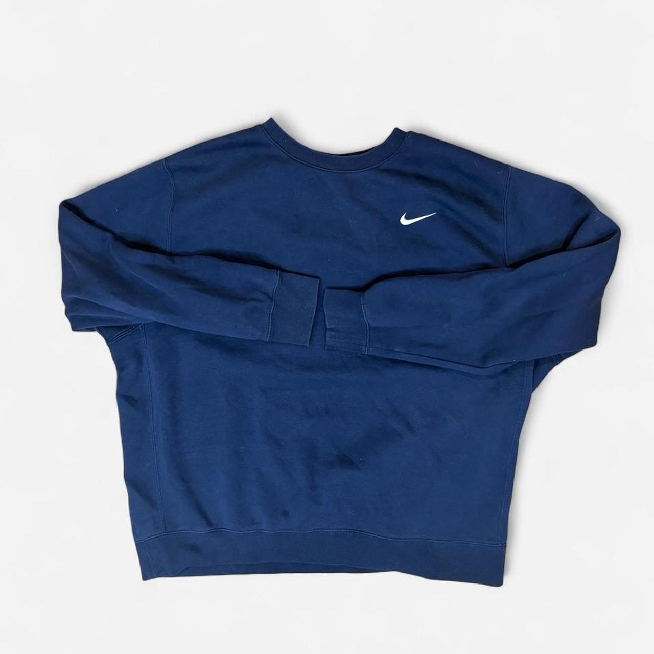 Nike Club Fleece Crewneck Sweatshirt Navy Blue Mens XXL Pullover