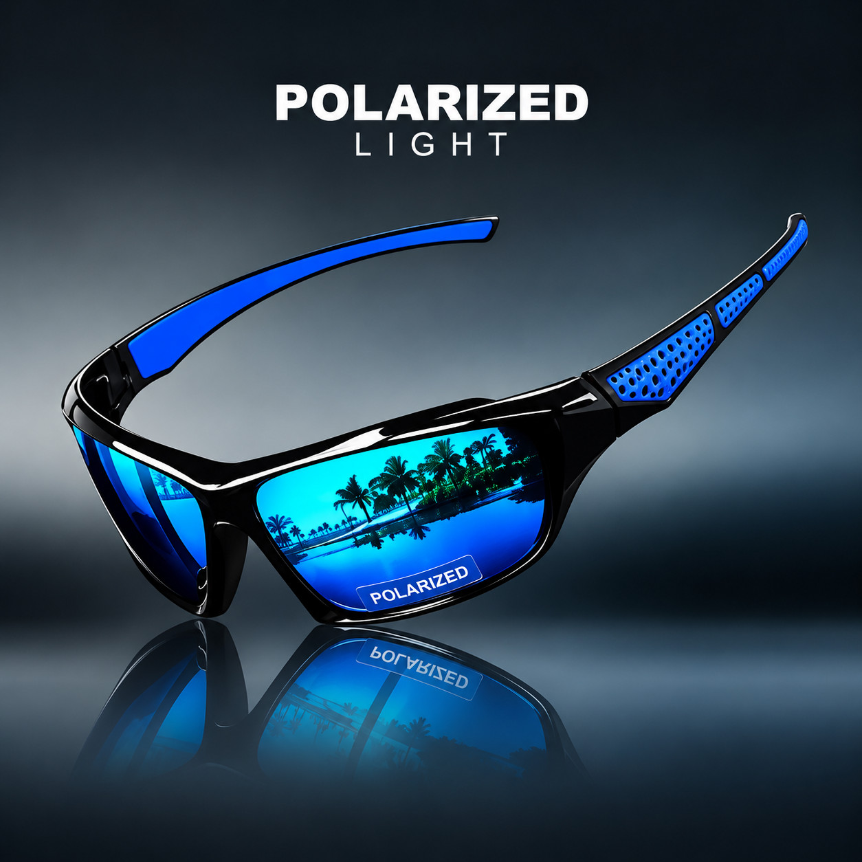 Polarized Vertex Men's Sport Sunglasses Anti-Glare UV400 Fishing Driving Cycling