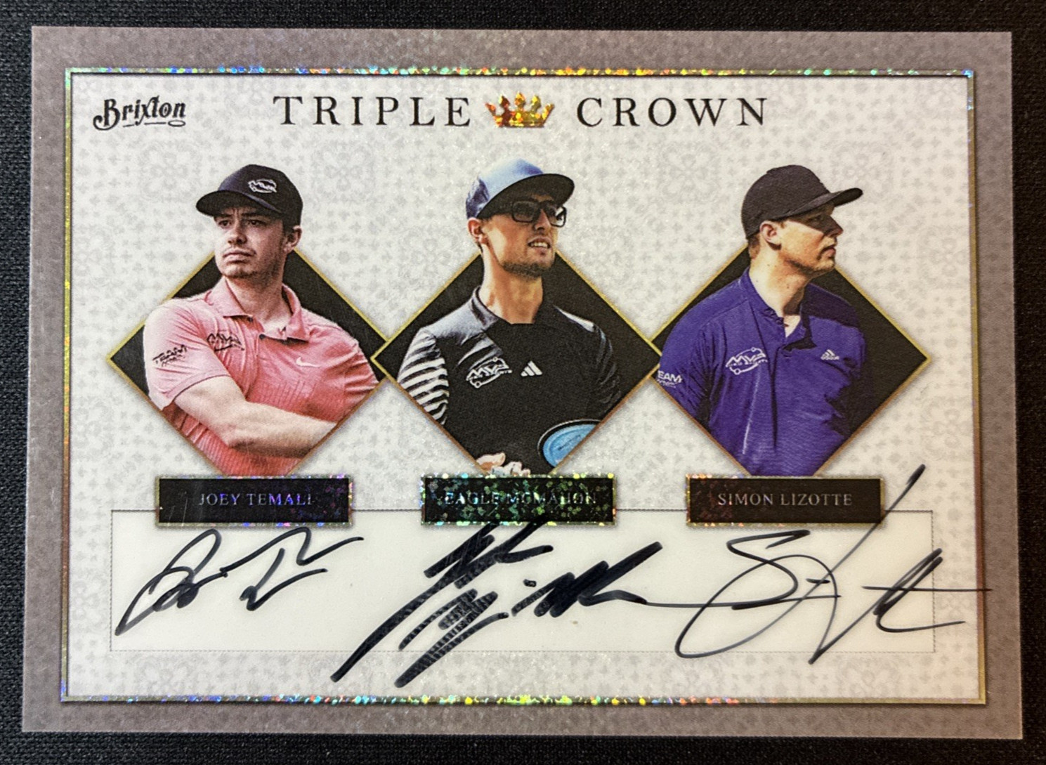 2025 Brixton Titanium Triple Crown Lux 1/5 Simon Lizotte Eagle McMahon Joey Auto 2025 Brixton Titanium Triple Crown Lux 1/5 Simon Lizotte Eagle McMahon Joey Auto