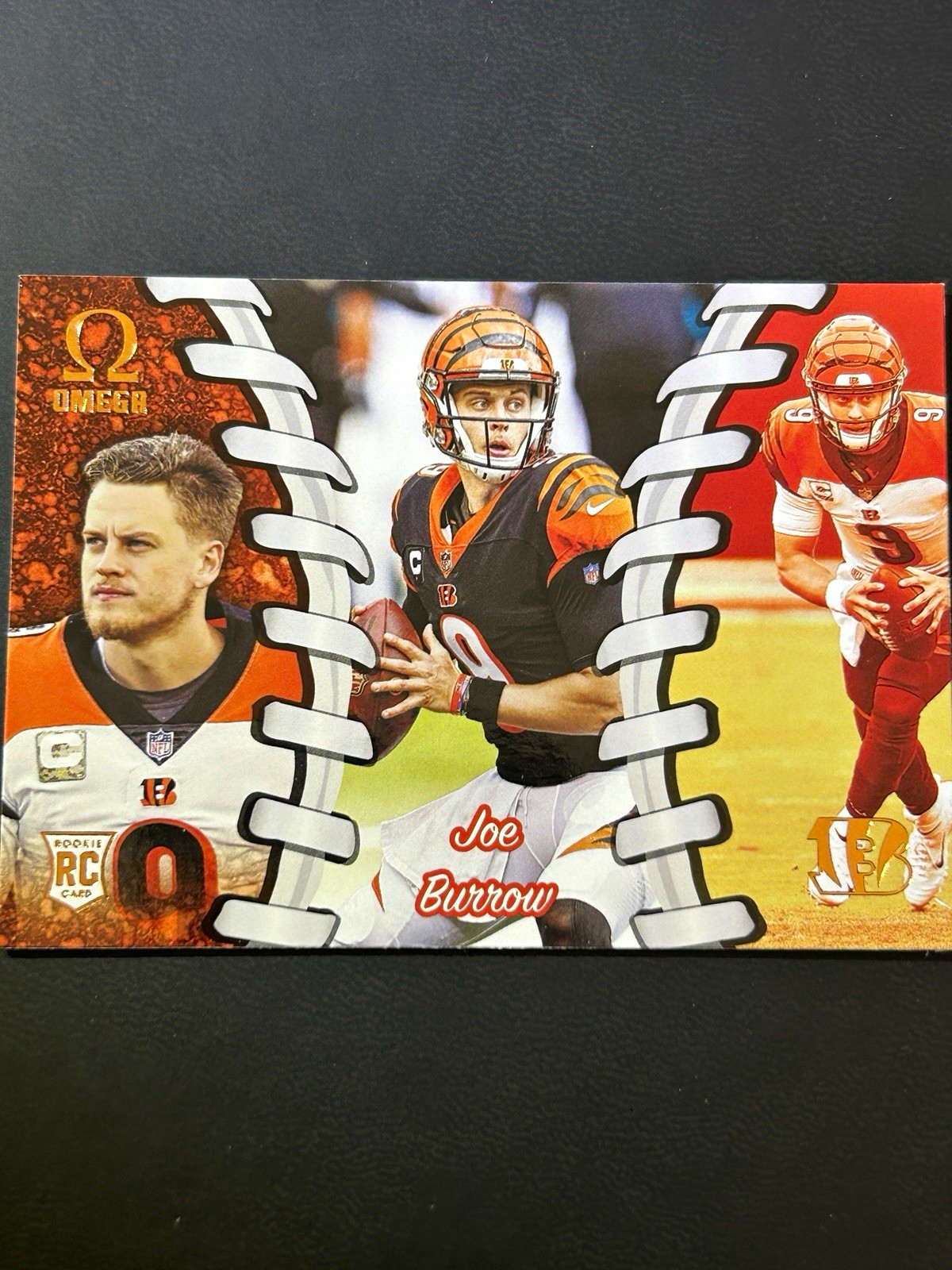 Panini 2020 Chronicles Omega Joe Burrow RC Rookie Insert #O-1 Bengals Panini 2020 Chronicles Omega Joe Burrow RC Rookie Insert #O-1 Bengals