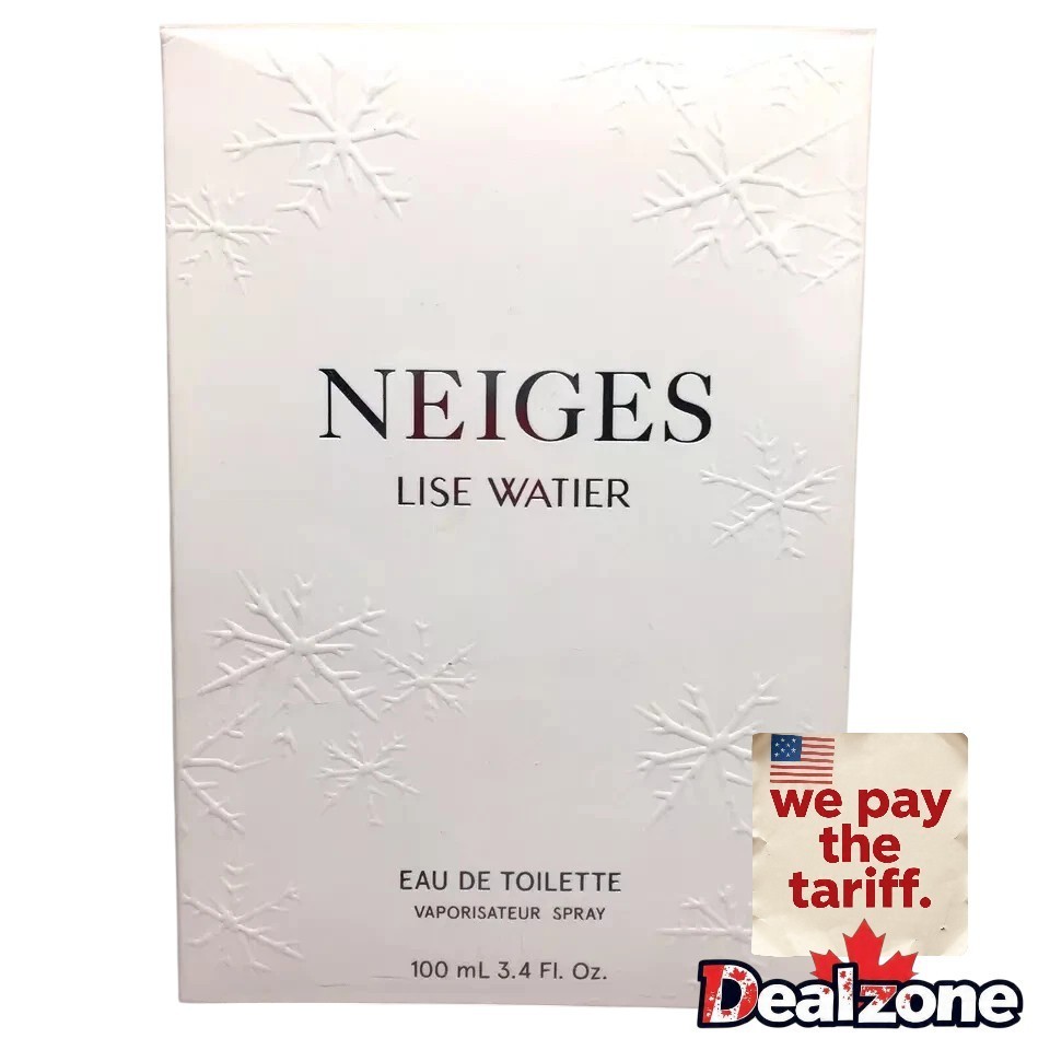 Neiges By Lise Watier Perfume 3.4 oz / 100 ml Eau De Toilette Spray Sealed Neiges By Lise Watier Perfume 3.4 oz / 100 ml Eau De Toilette Spray Sealed