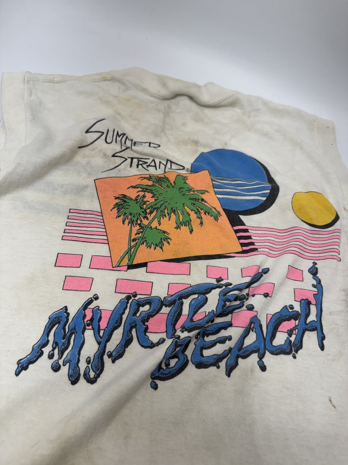 Sportswear T-Shirt Men\'s Vintage M Myrtle Beach 80s 50/50 Graphic Tee Sportswear T-Shirt Men\'s Vintage M Myrtle Beach 80s 50/50 Graphic Tee