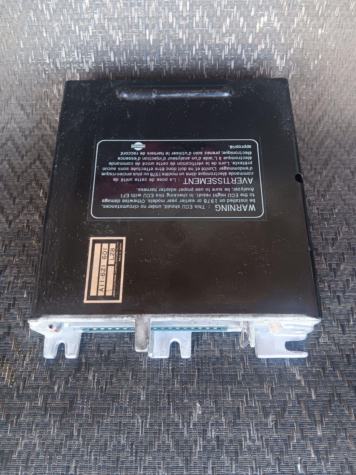 1981 NISSAN 280ZX 3.0L A11-621-601 ENGINE CONTROL MODULE ECU ECM PCM OEM UNIT 1981 NISSAN 280ZX 3.0L A11-621-601 ENGINE CONTROL MODULE ECU ECM PCM OEM UNIT