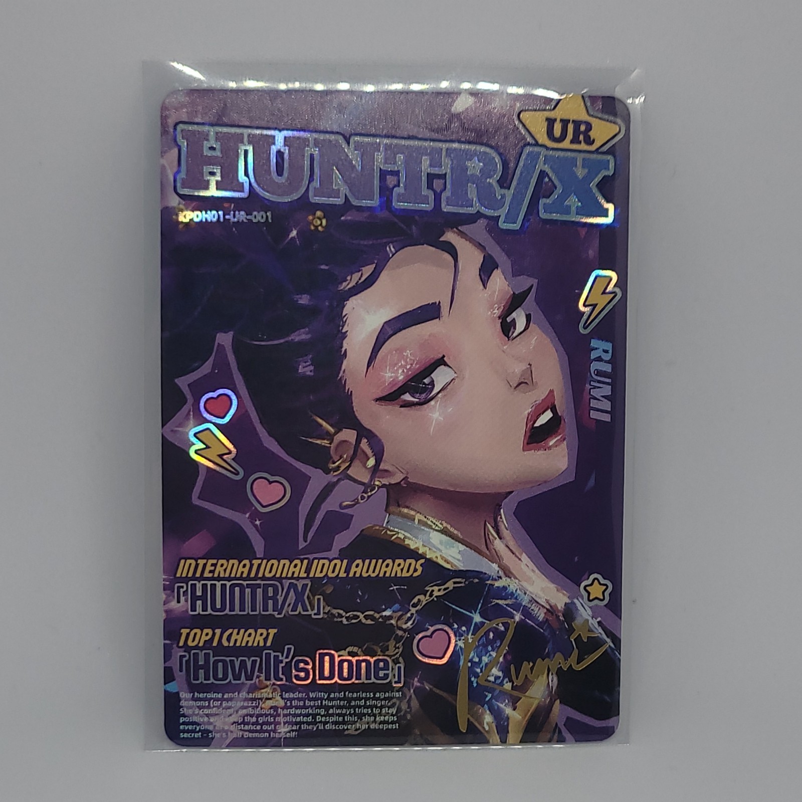 Netflix Kayou Kpop Demon Hunters - Hunter/X UR Rumi KPDH01-UR-001 CARD