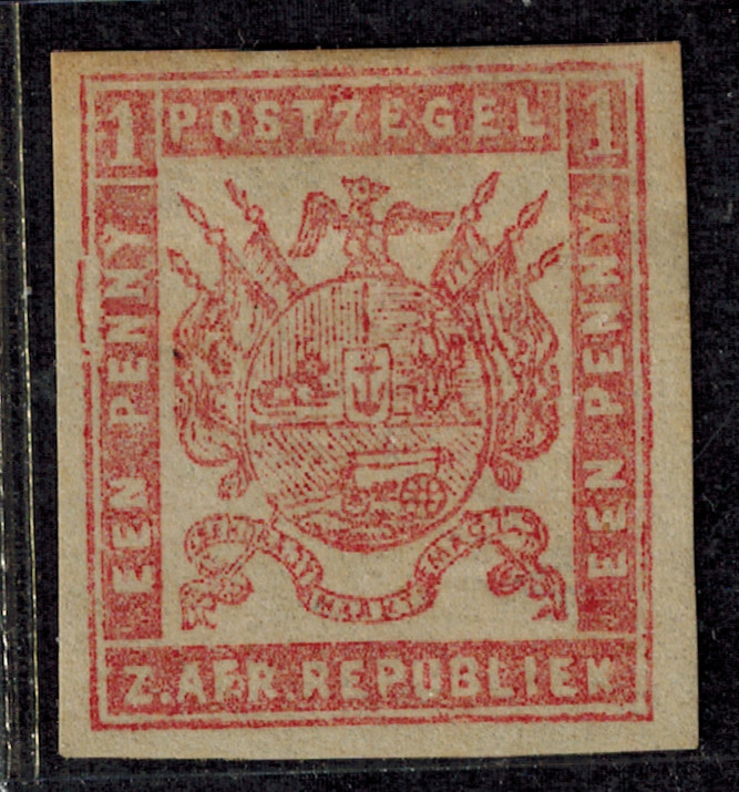 TRANSVAAL 1870 1ST ISSUE SG 1 1d Brown Lake Expert Signed MOG GEM CV L750