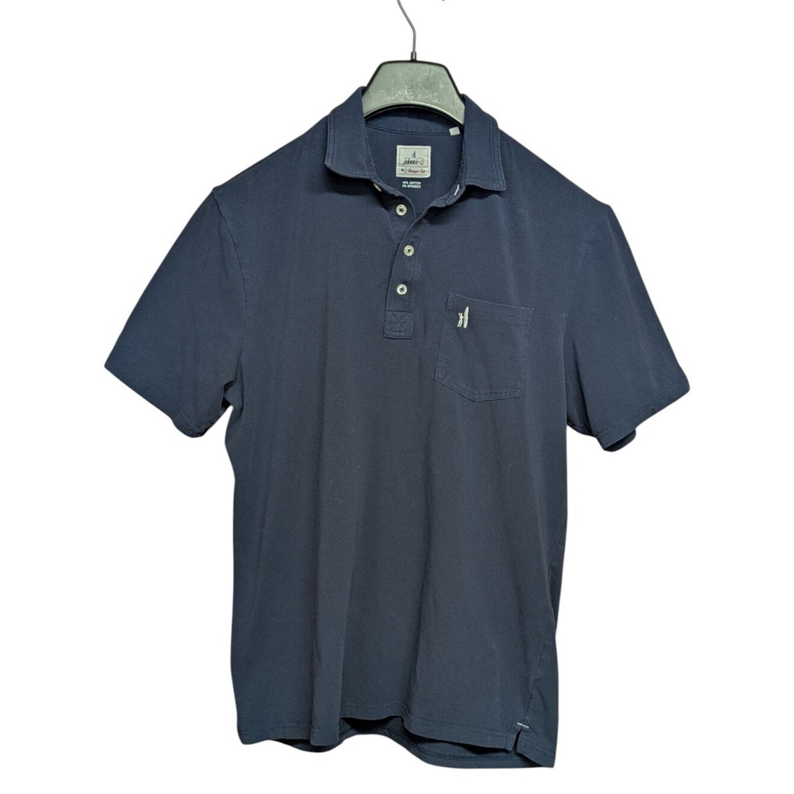 Johnnie-O Original 4-Button Polo Navy Wake Size Medium Johnnie-O Original 4-Button Polo Navy Wake Size Medium