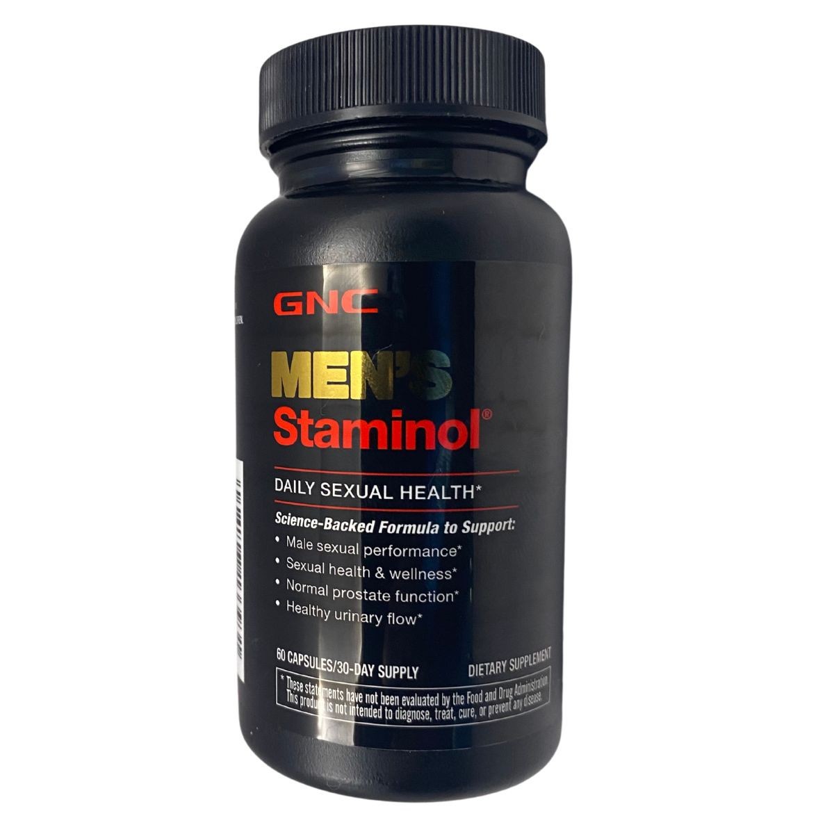 GNC Mens Staminol • Daily Sexual Health • Dietary Supplement • 60 Capsules