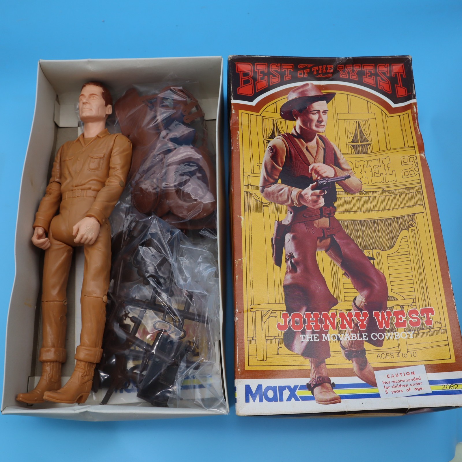 Vintage Marx 2062 Johnny West Best Of The West JOHNNY WEST the Movable Cowboy