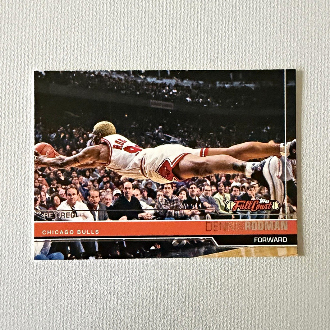 Topps 2006-07 Full Court Dennis Rodman Retired #83 Chicago Bulls Topps 2006-07 Full Court Dennis Rodman Retired #83 Chicago Bulls