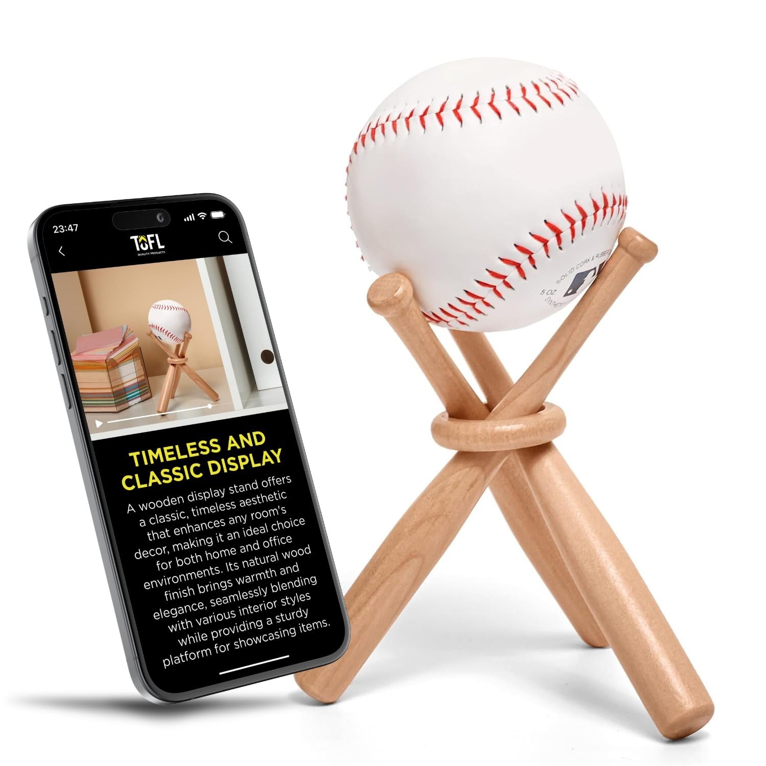 TOFL Put Your Baseball on Display: Get a Stand to Show Off Your Collection