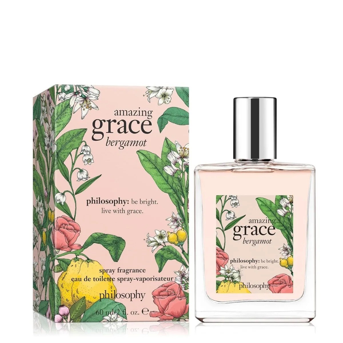 Philosophy Amazing Grace Bergamot EDT Women 60ml 2oz Citrus Floral Fresh