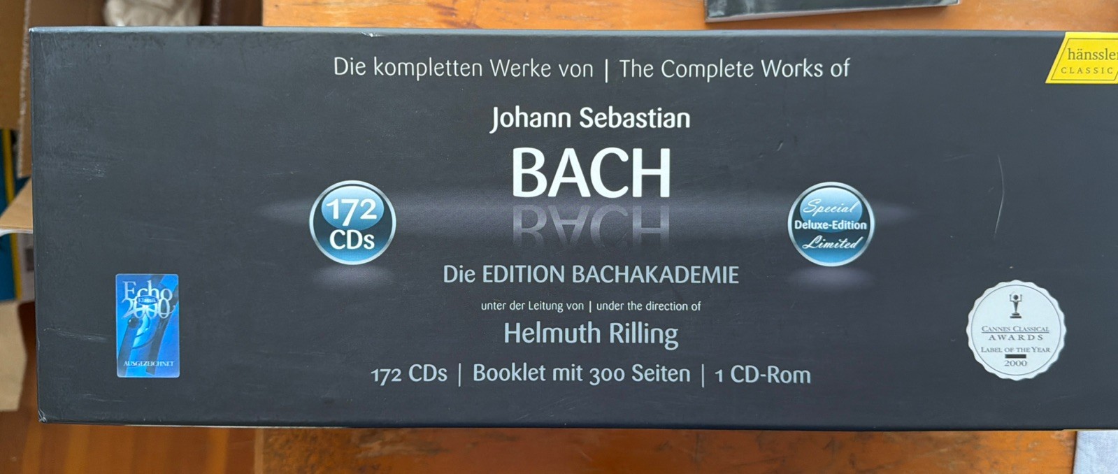 Complete Works Of Bach , 172cds, Hanssler Edition - Rare