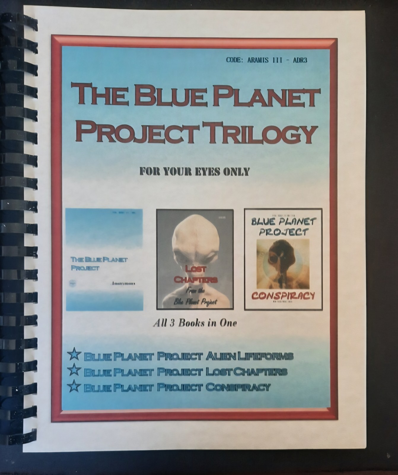 BLUE PLANET PROJECT TRILOGY: 3 BOOKS - BLUE PLANET, LOST CHAPTERS