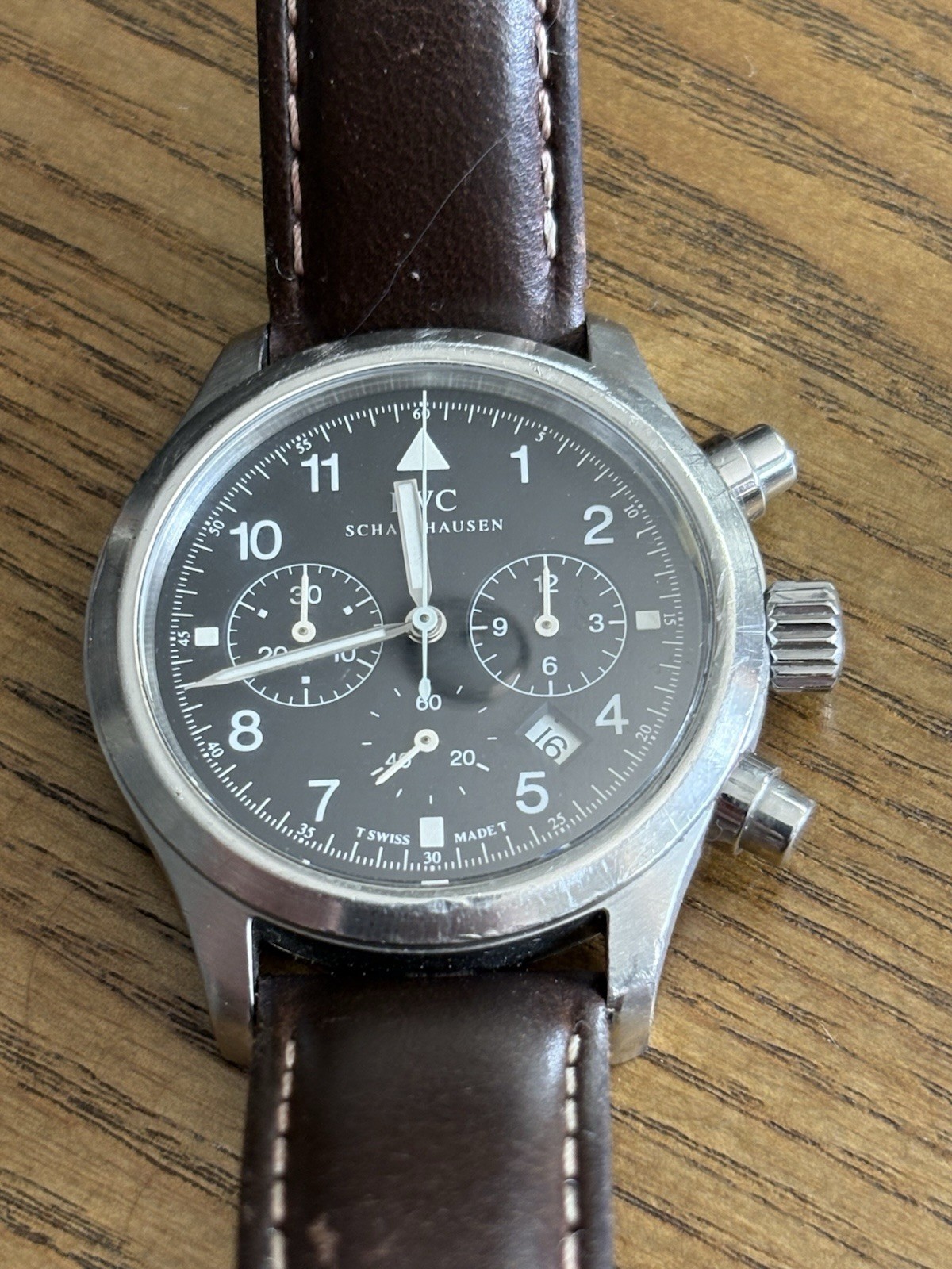 IWC Pilot Chronograph IW3741 Chronograph Meca-Quartz 36mm See Full Description