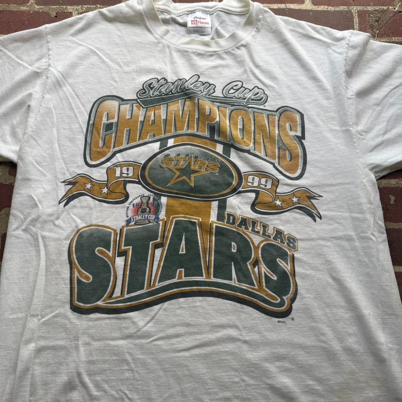 1999 Stanley Cup Champions Dallas Stars white shirt  AN59620