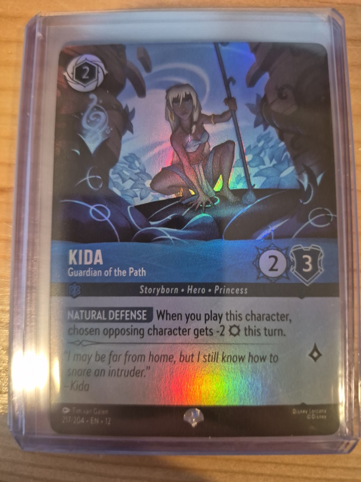 Disney Lorcana TCG: Kida - Guardian of the Path Epic 217/204 Disney Lorcana TCG: Kida - Guardian of the Path Epic 217/204