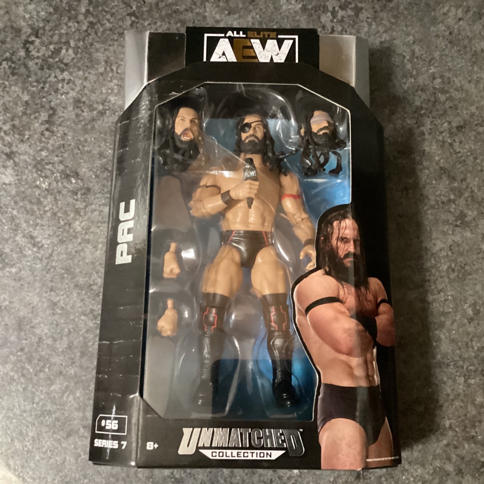 AEW Unmatched PAC Series 7 #56 Wrestling Action Figure wrestler Wwe Neville AEW Unmatched PAC Series 7 #56 Wrestling Action Figure wrestler Wwe Neville
