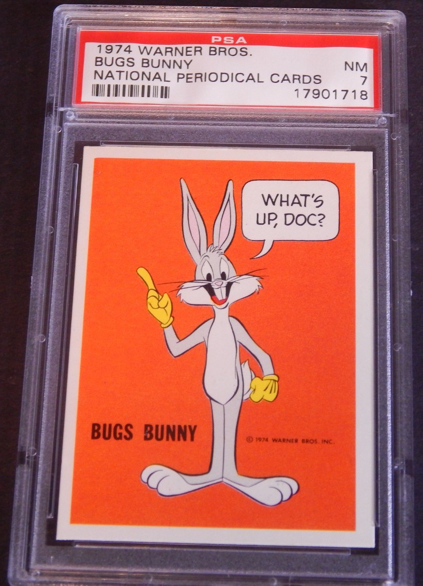 Vintage 1974 WARNER BROS Wonder Bread DC NATIONAL PERIODICAL Bugs Bunny PSA 7
