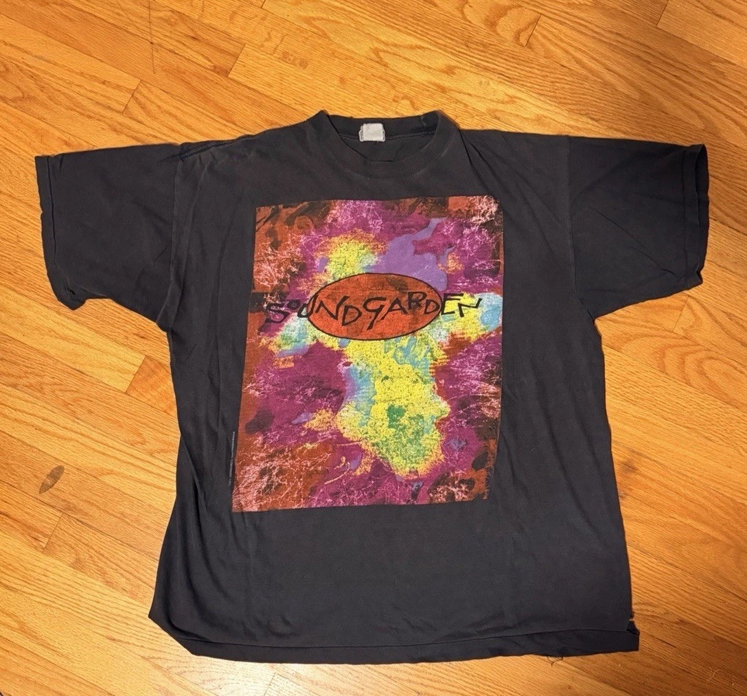 Vintage 1994 Soundgarden SuperUnknown European Tour shirt size XL