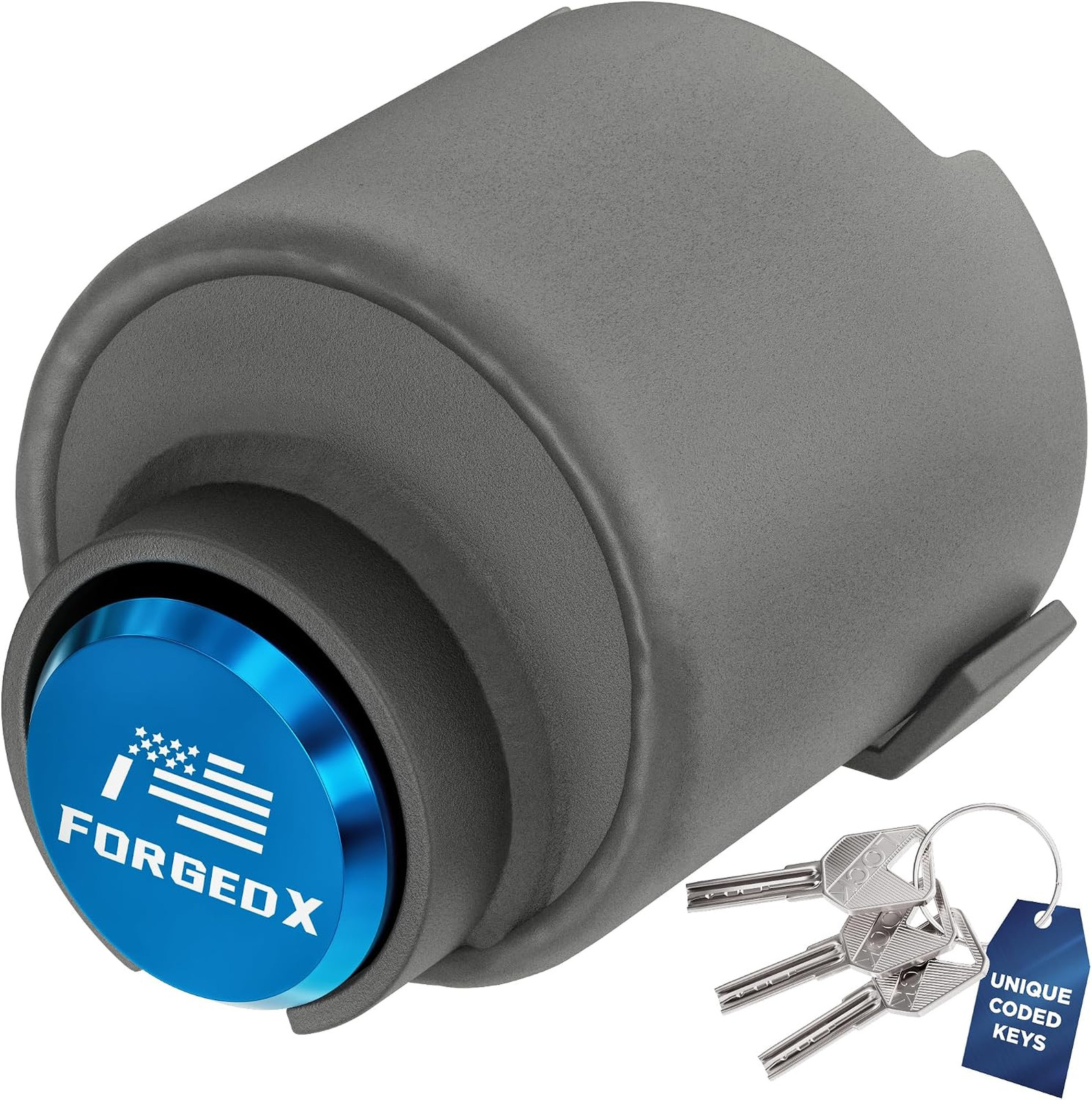 Trailer Lock Heavy Duty Anti Theft Lock Fits 2 5/16-Inch Couplers, Secures