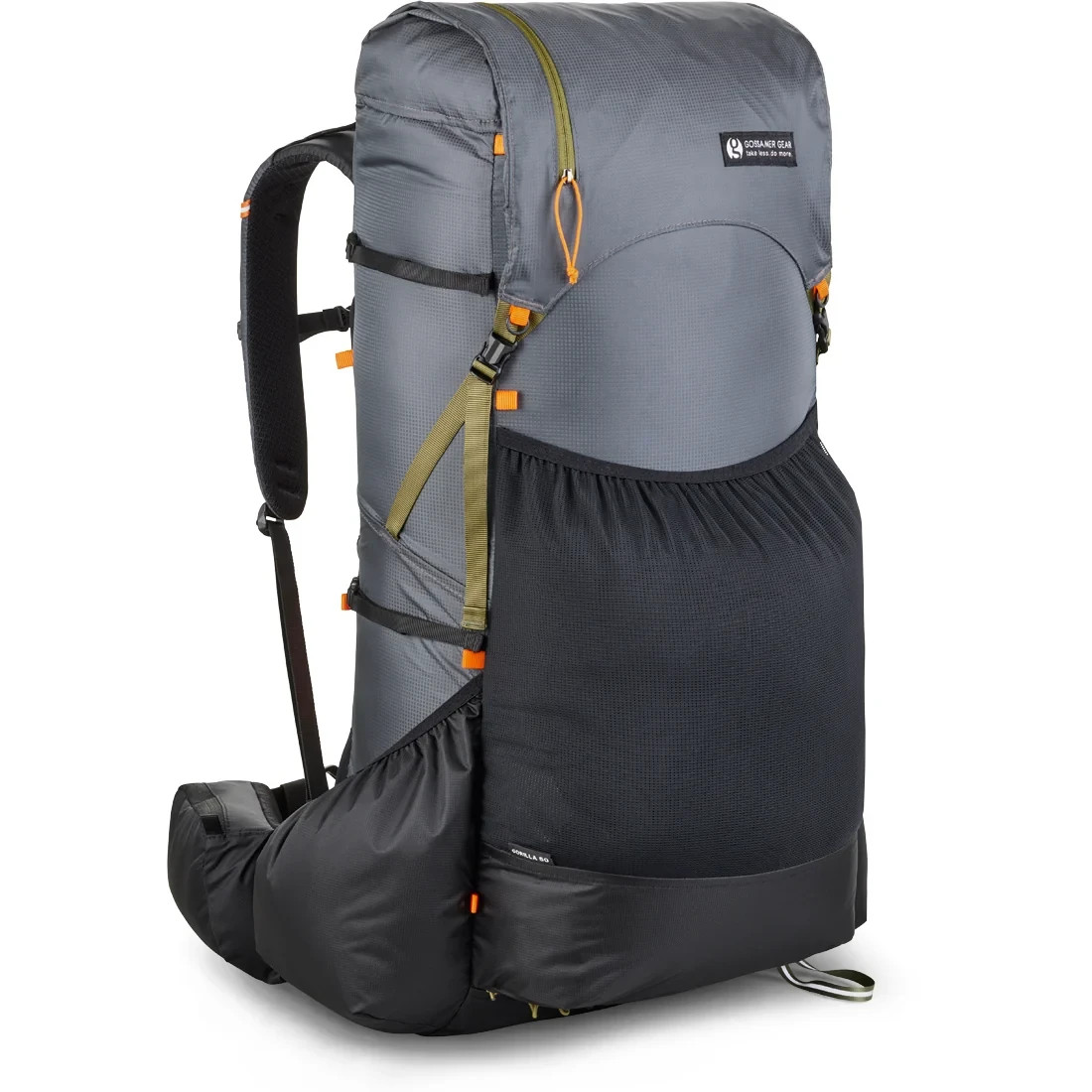 Gossamer Gear Gorilla 50 Ultralight Backpack 50L Medium Grey PVT Hipbelt