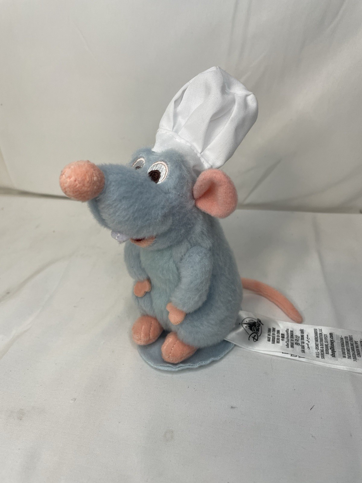 Disney Pixar Ratatouille Remy Plush Chef Hat Toy Small Blue Mouse Kids Disney Pixar Ratatouille Remy Plush Chef Hat Toy Small Blue Mouse Kids